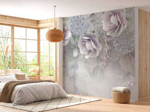 Mur de fleurs