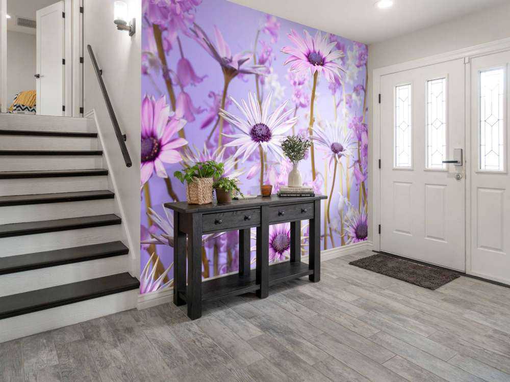 Fleurs violettes