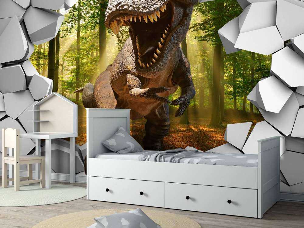 Dino dans un mur