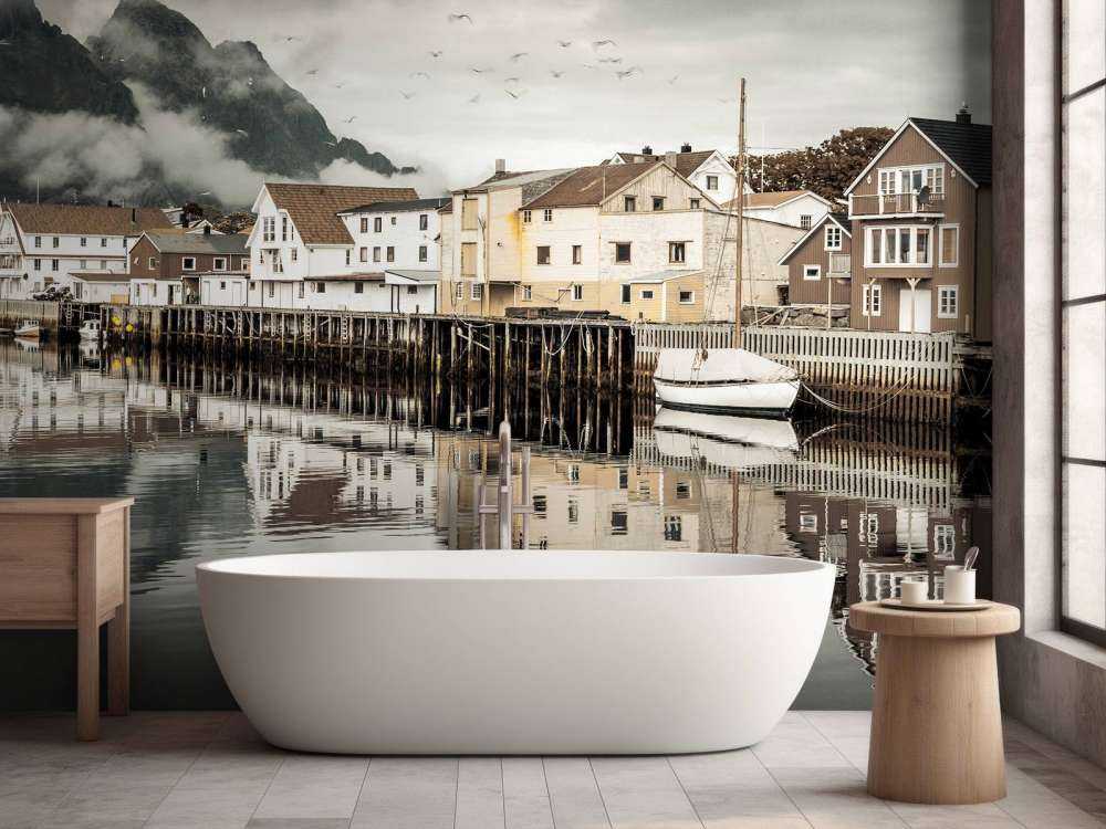 Village de pêcheurs sur les îles Lofoten