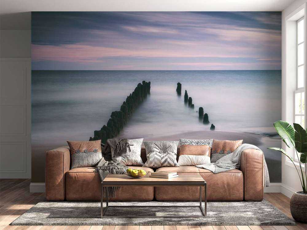 Le crépuscule sur la mer Baltique