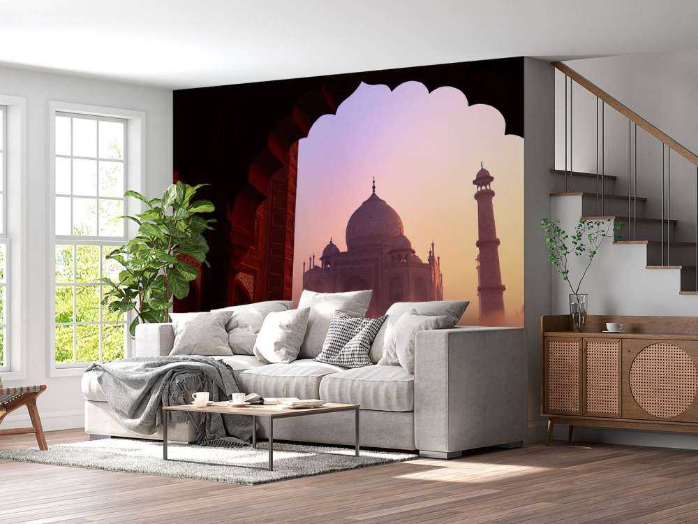 Le Taj Mahal au lever du soleil