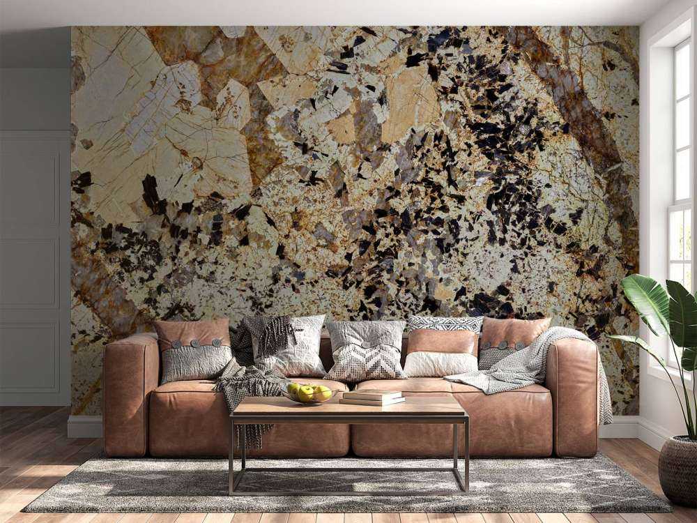 Marbre de couleur marron