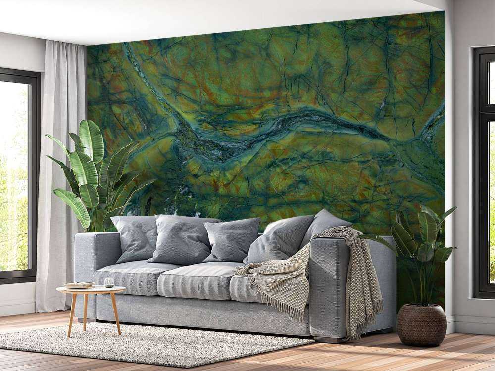 Marbre de couleur verte