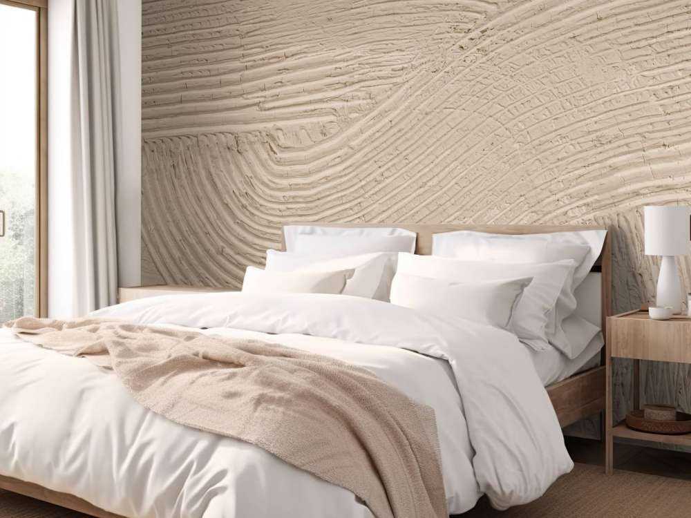 Lignes texturées en taupe