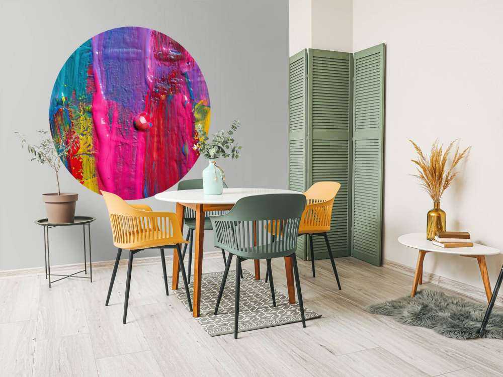 Peinture colorée