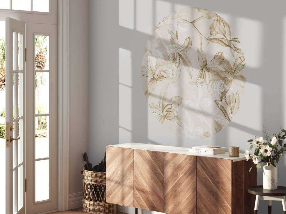 Rêverie d'orchidée sépia