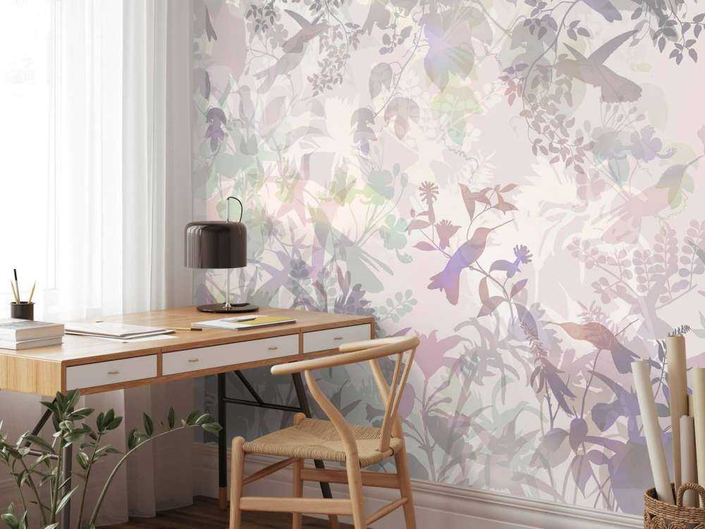 Symphonie de jardin en violet