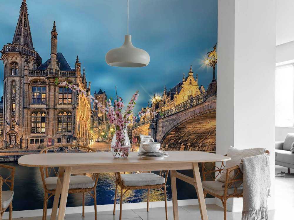 Gand au crépuscule