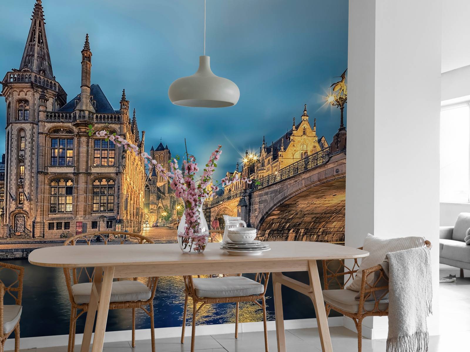 Gand au crépuscule