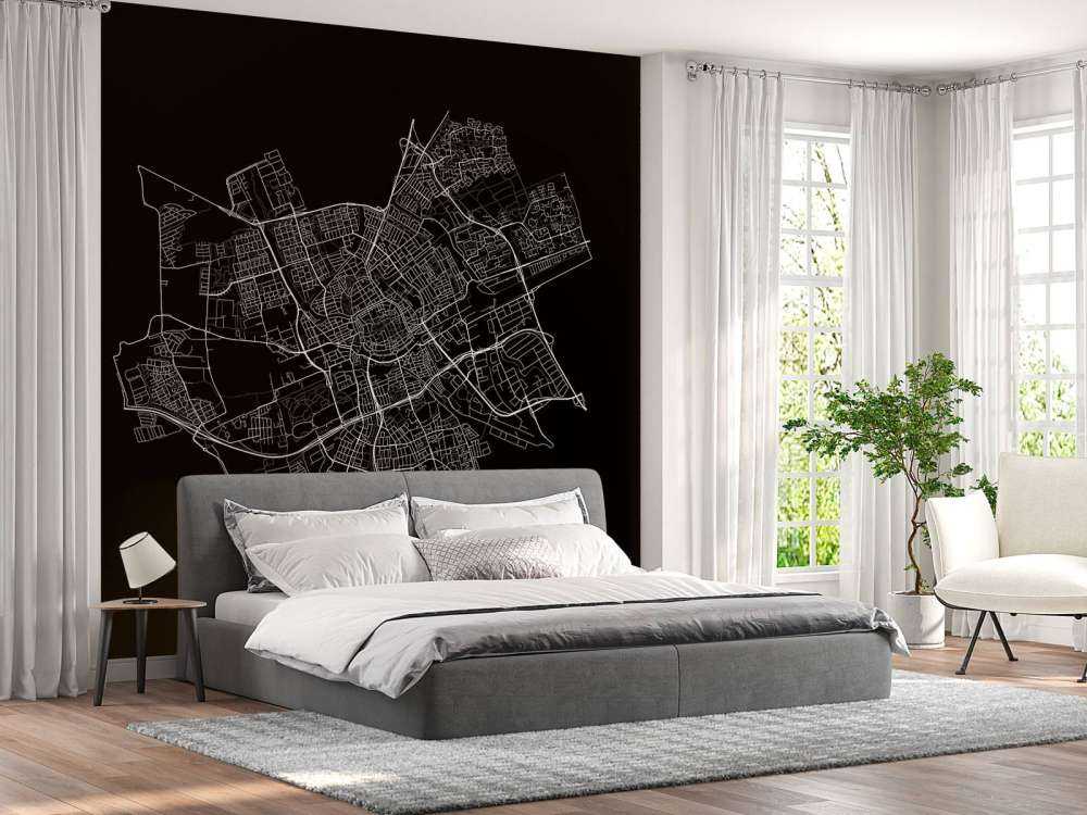 Carte de Groningen, noir
