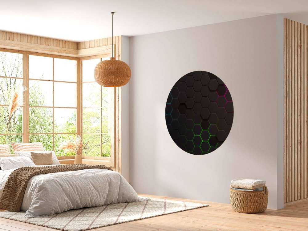 Hexagones lumineux