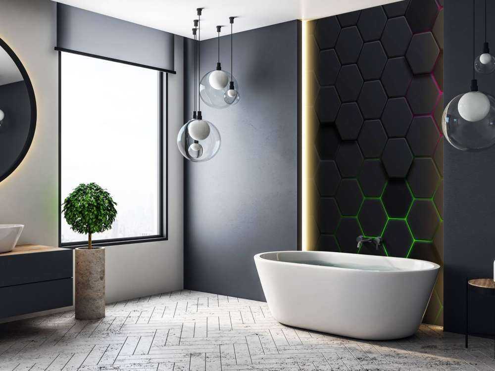 Hexagones lumineux
