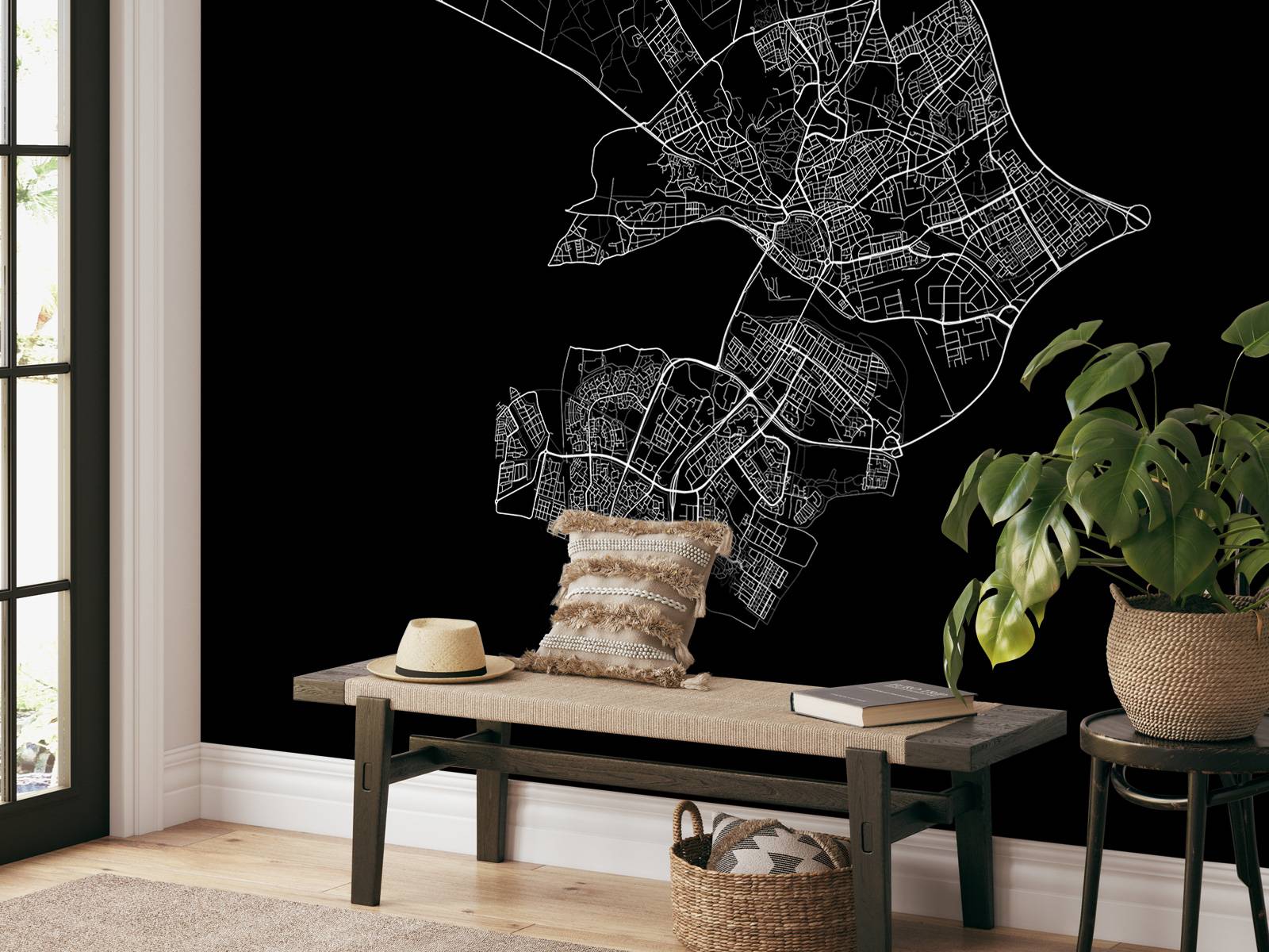 Carte d'Arnhem, noir
