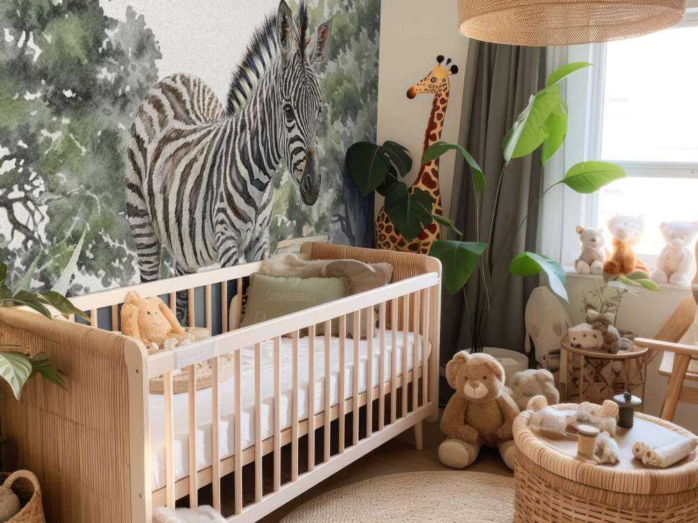 Bébé zèbre dans la nature