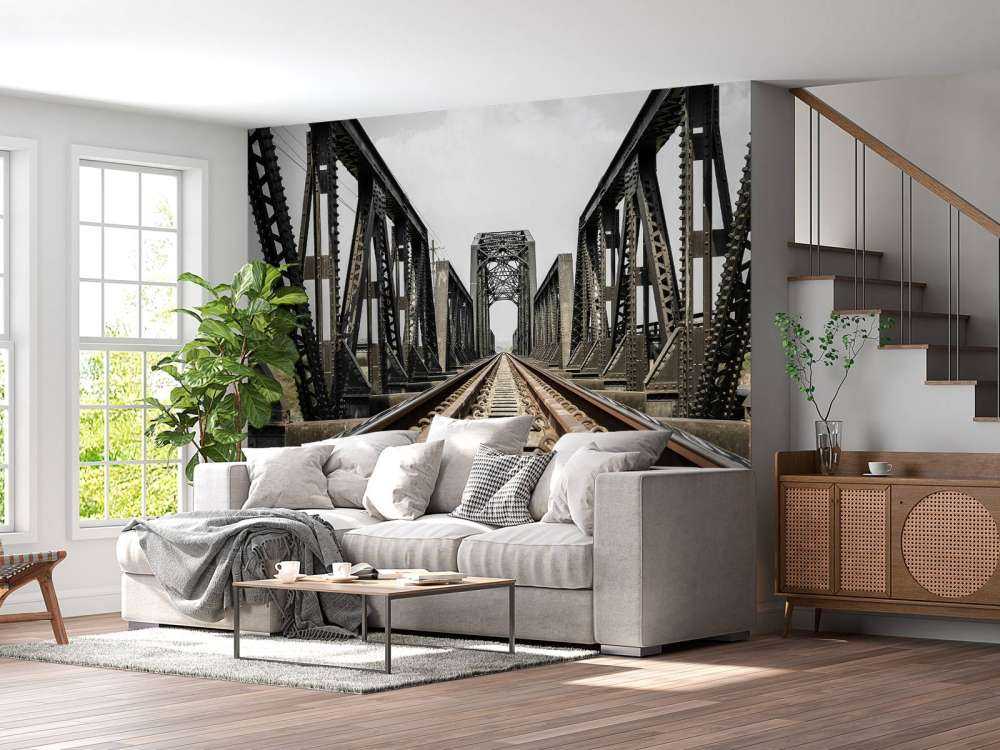Pont ferroviaire métallique