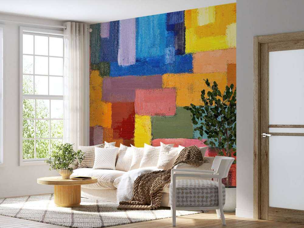 Répartition des surfaces colorées