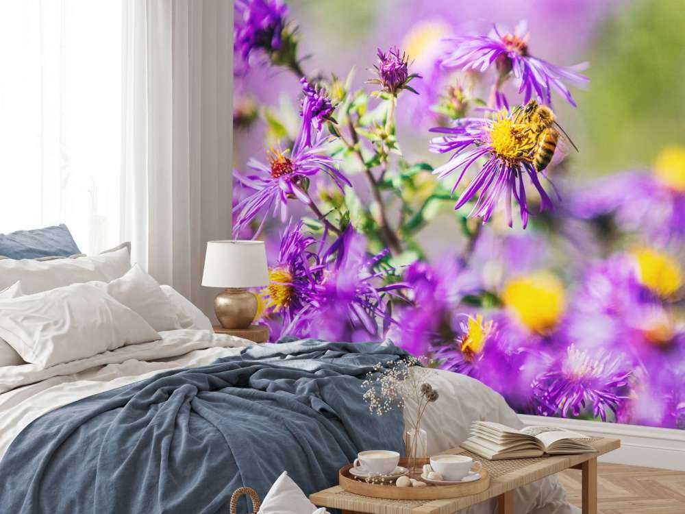 Fleurs violettes