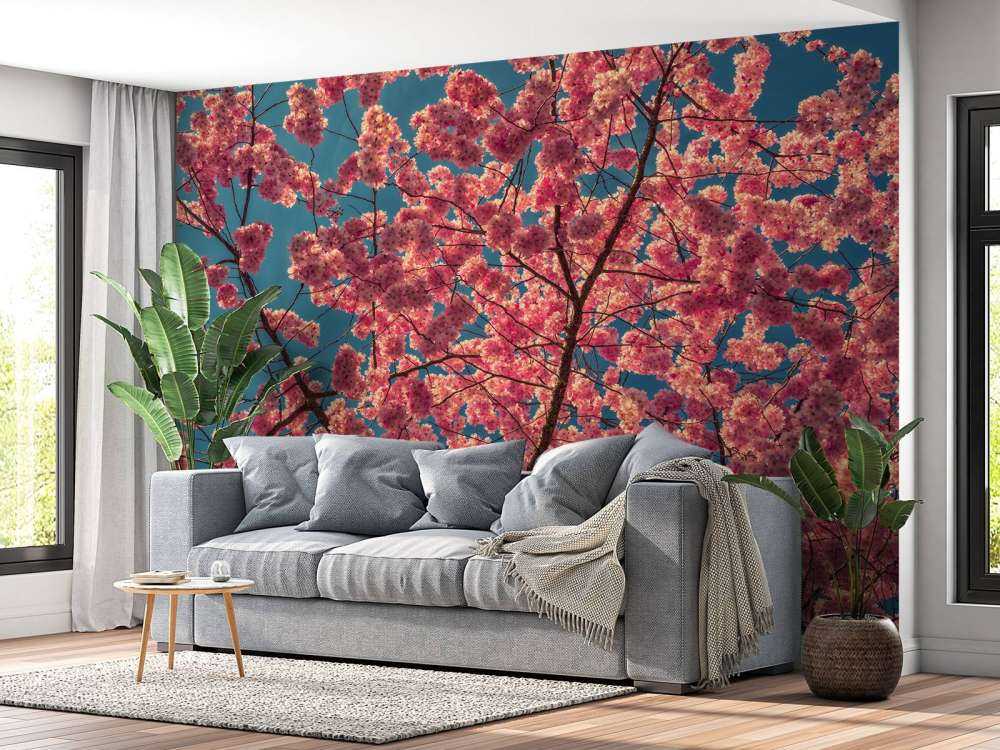Fleurs rose vif