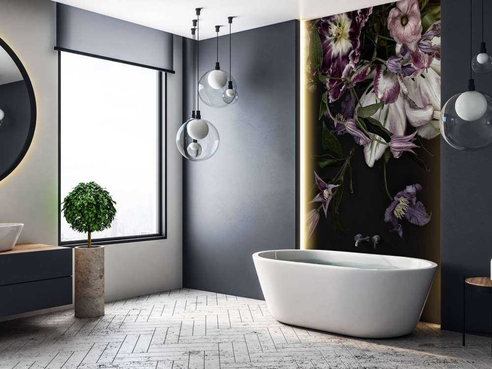 Mur de fleurs