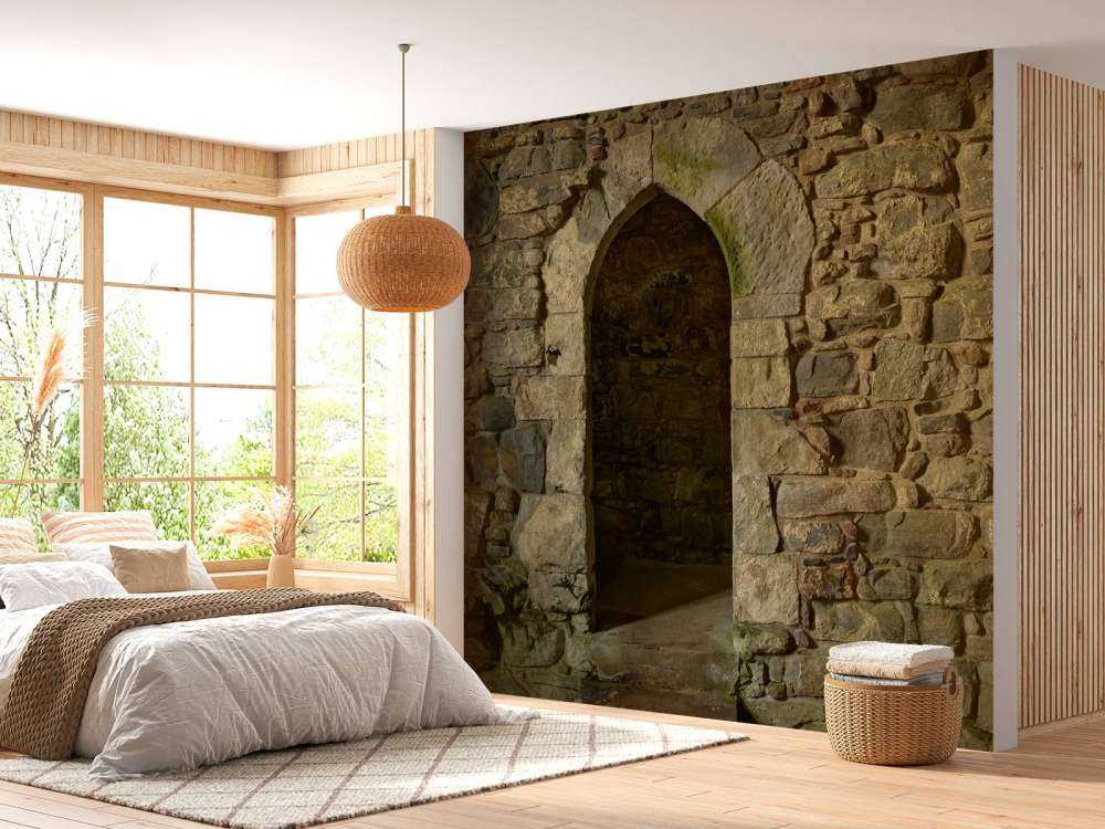 Ancien mur avec passage