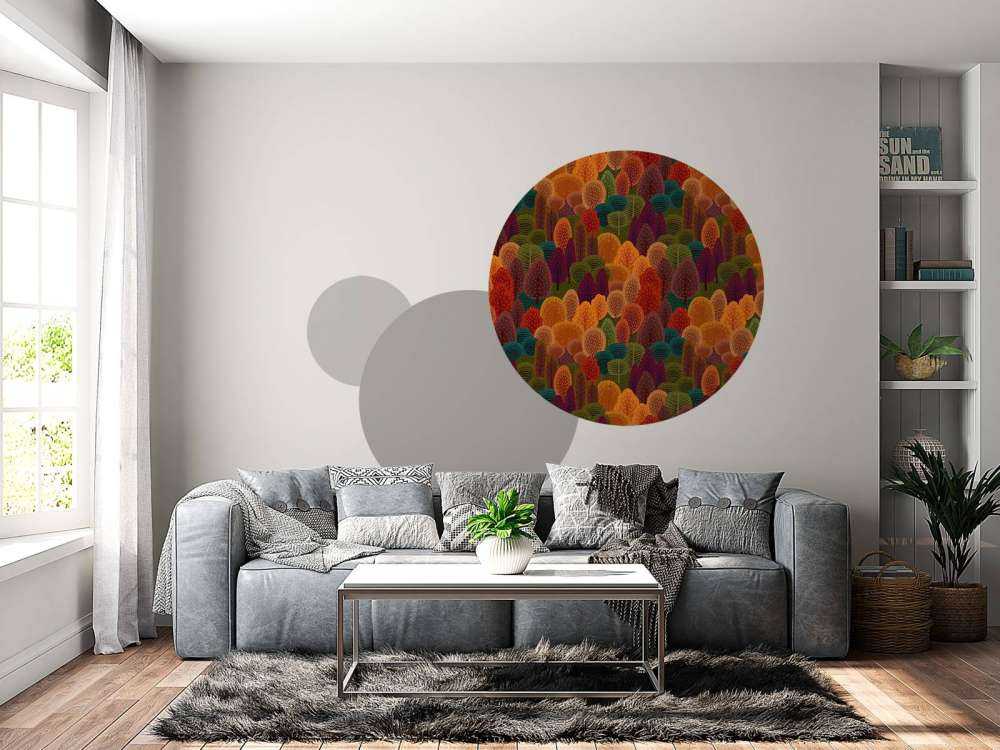 Motif forestier 