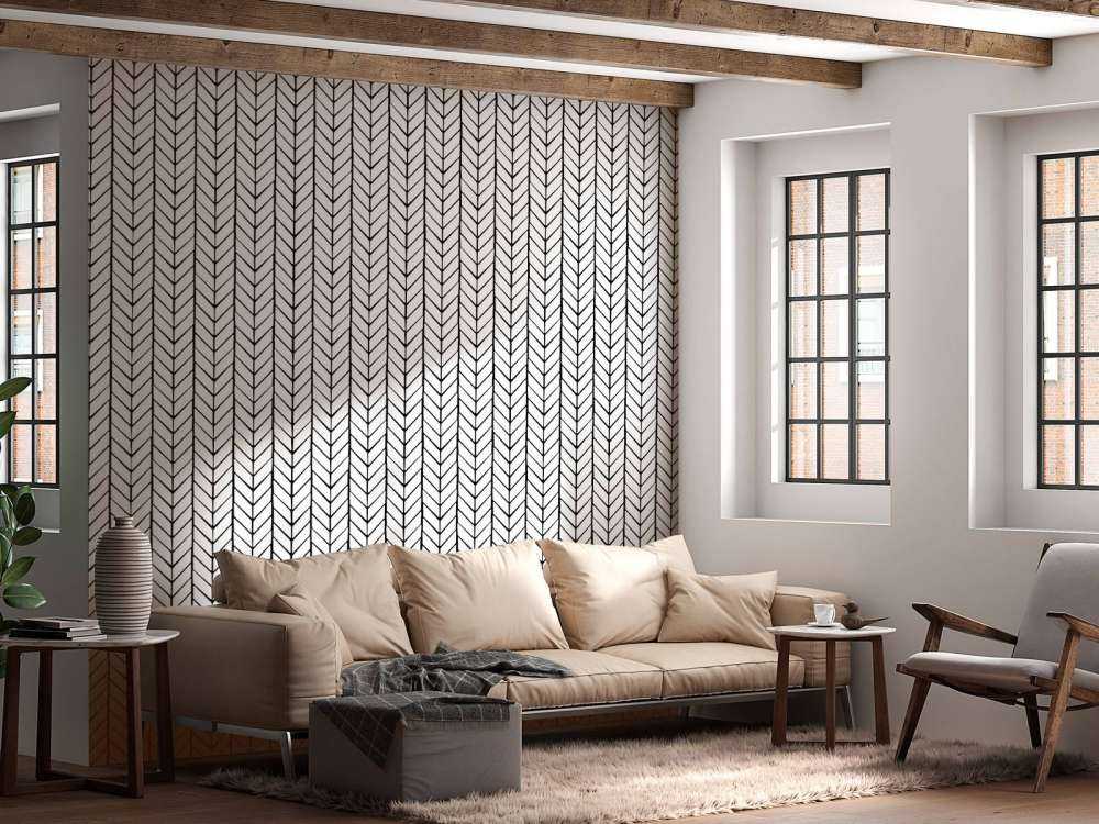 Motif noir et blanc