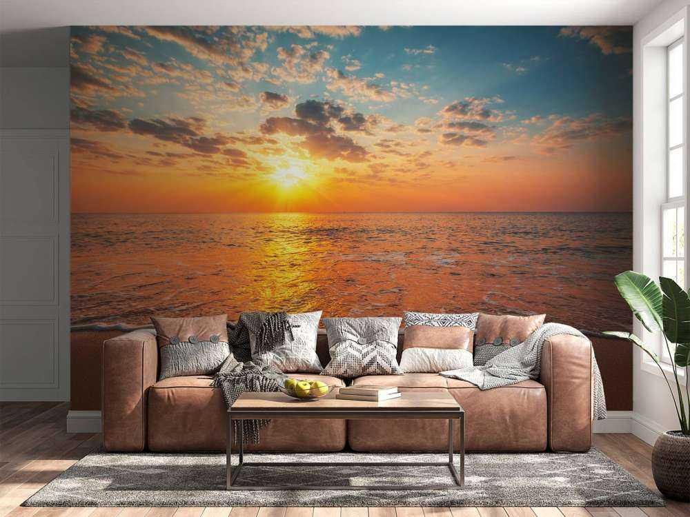 Lever de soleil sur la mer