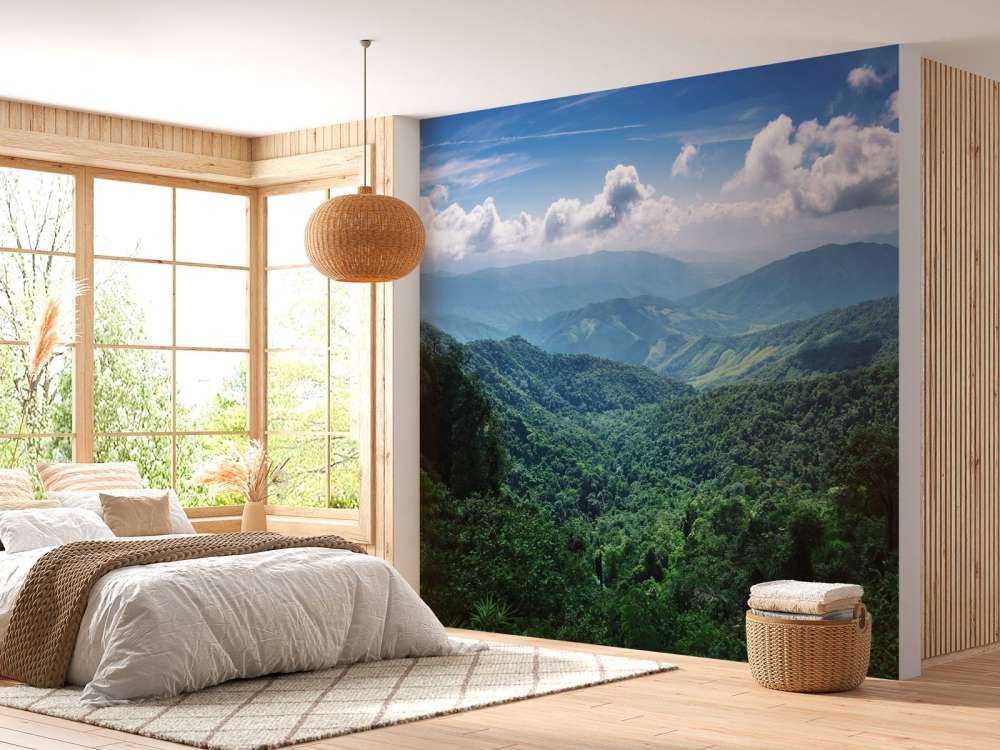 Forêt tropicale verte