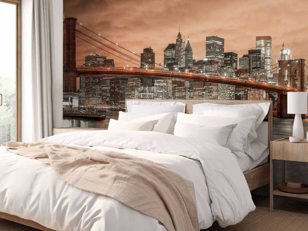 Pont de Brooklyn et Manhattan