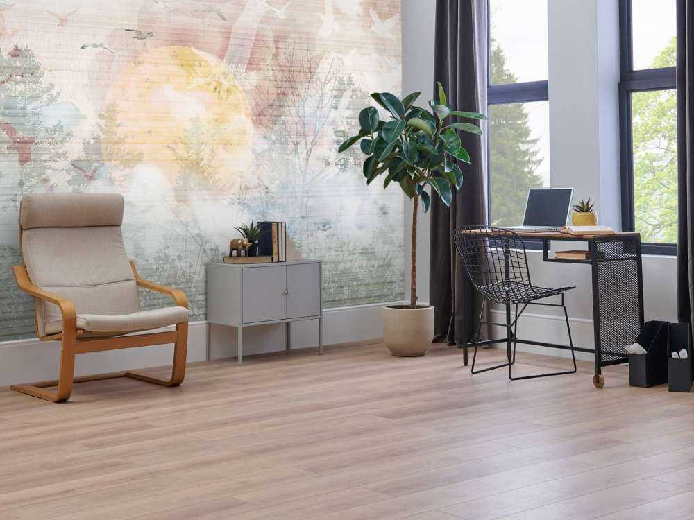 Lever de soleil dans la brume