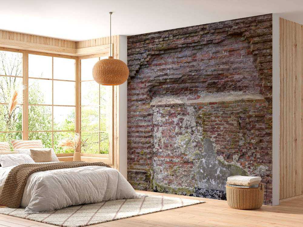 Vieux mur effrité