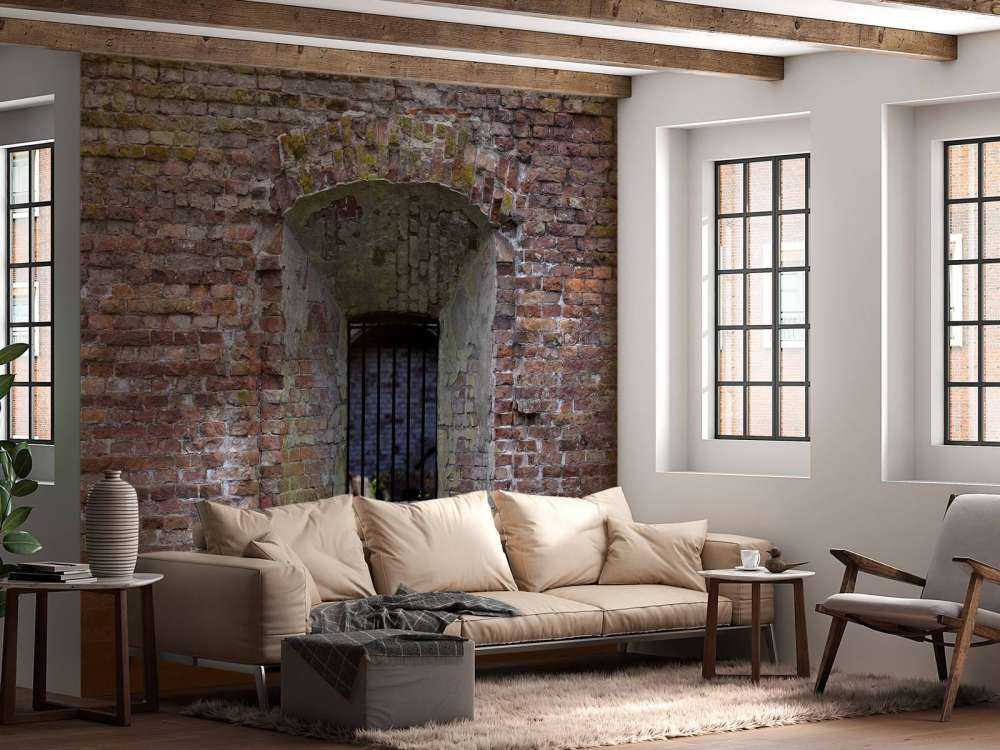 Encastrement dans un vieux mur