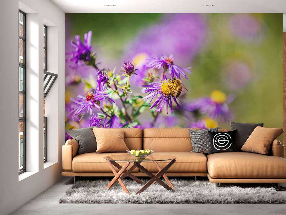 Fleurs violettes