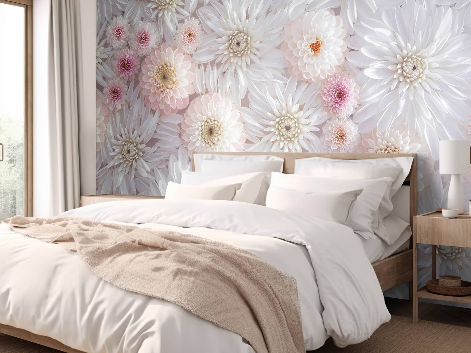 Dahlias roses