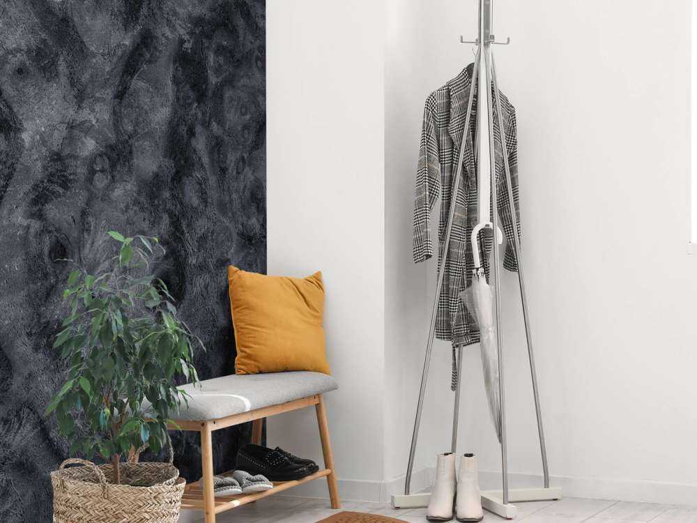 Structure complexe en bois gris