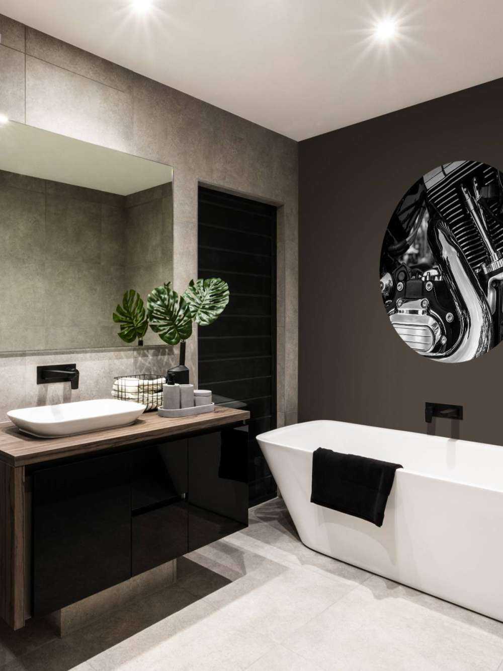 Bloc moteur brillant