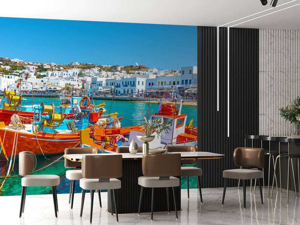 Bateaux de couleur