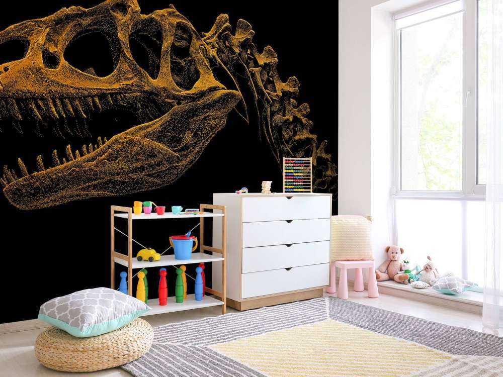 Squelette d'un dinosaure