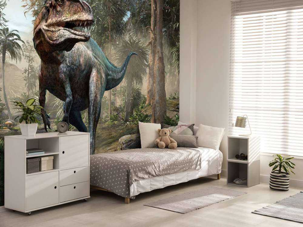 Acrocanthosaurus dans la forêt