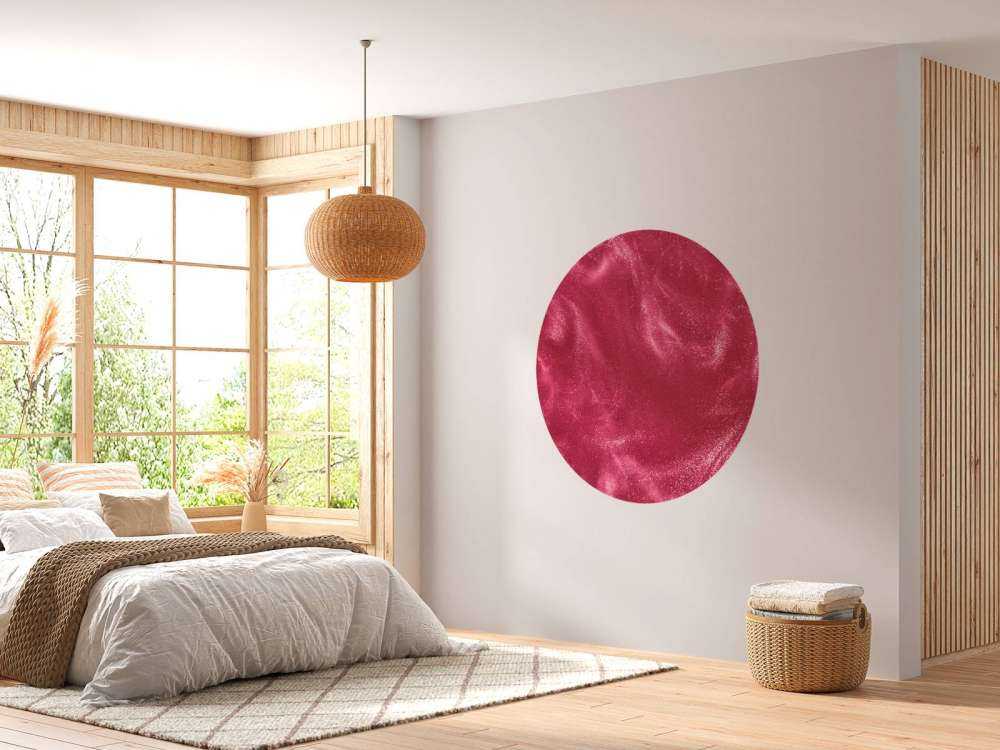 Particules de paillettes roses