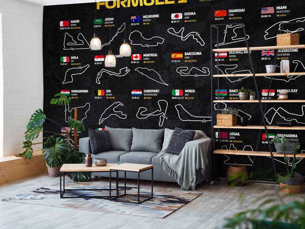 Formule 1 2024 - Carte des gagnants