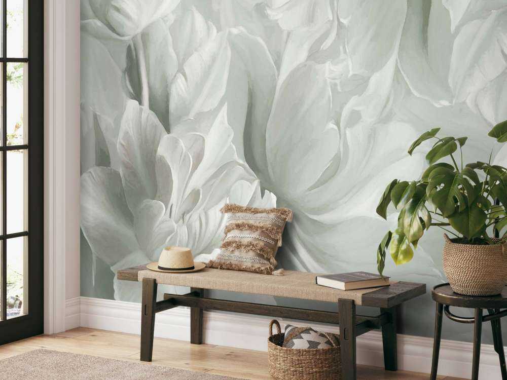 Grandes tulipes vertes