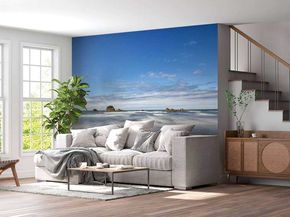 Plage avec rochers