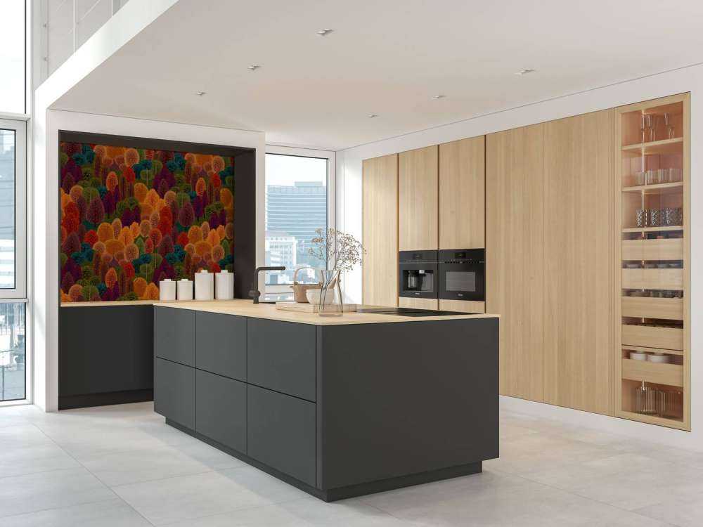 Motif forestier 