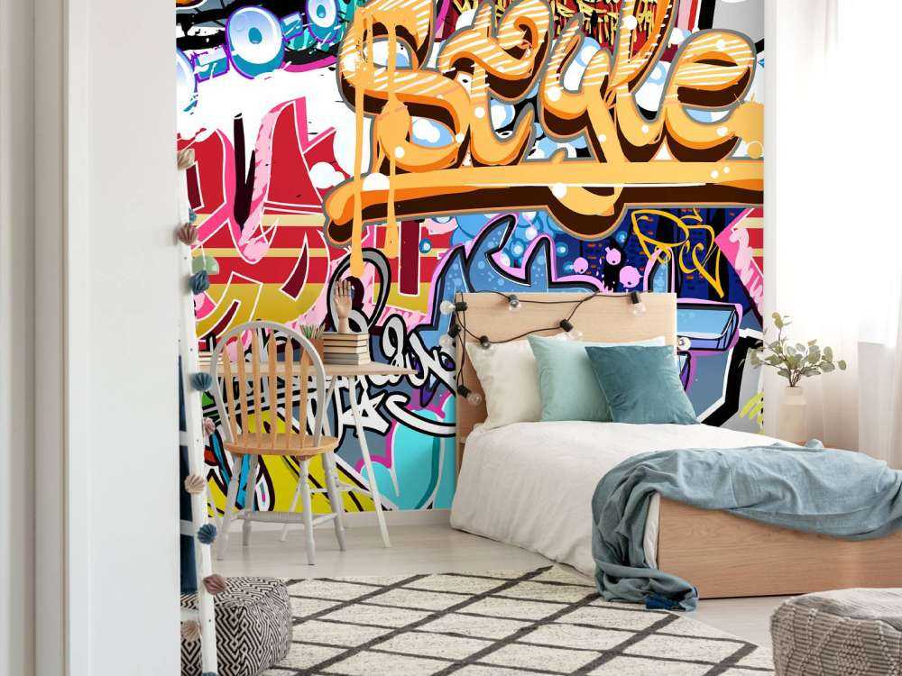 Texte graffiti