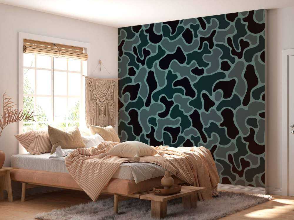 Camouflage vert gris