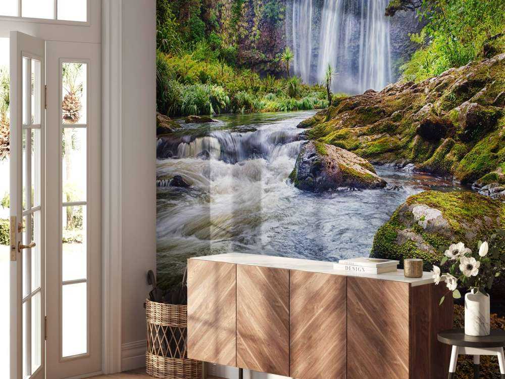 Cascade avec pierres