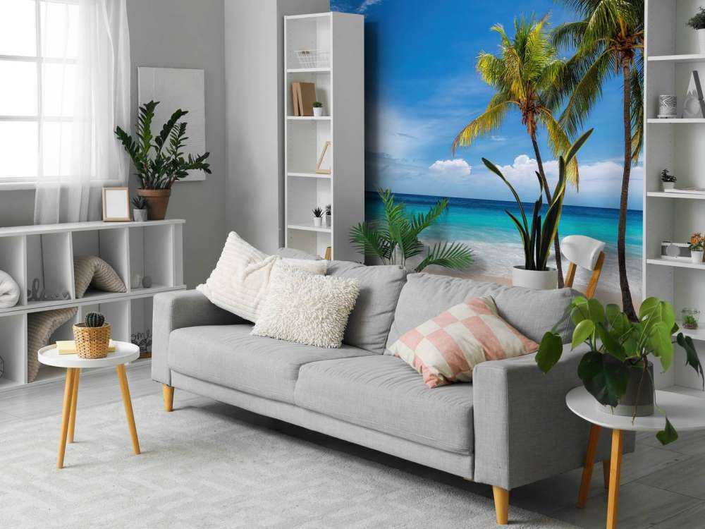 Plage de sable tropicale