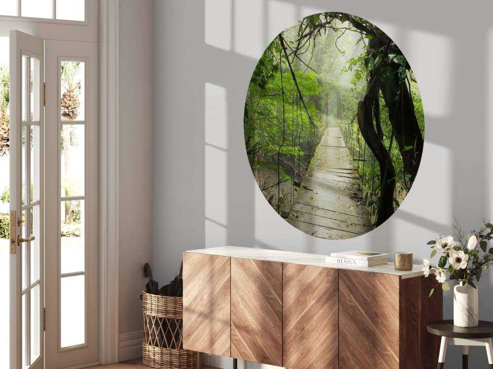 Pont avec des planches de bois